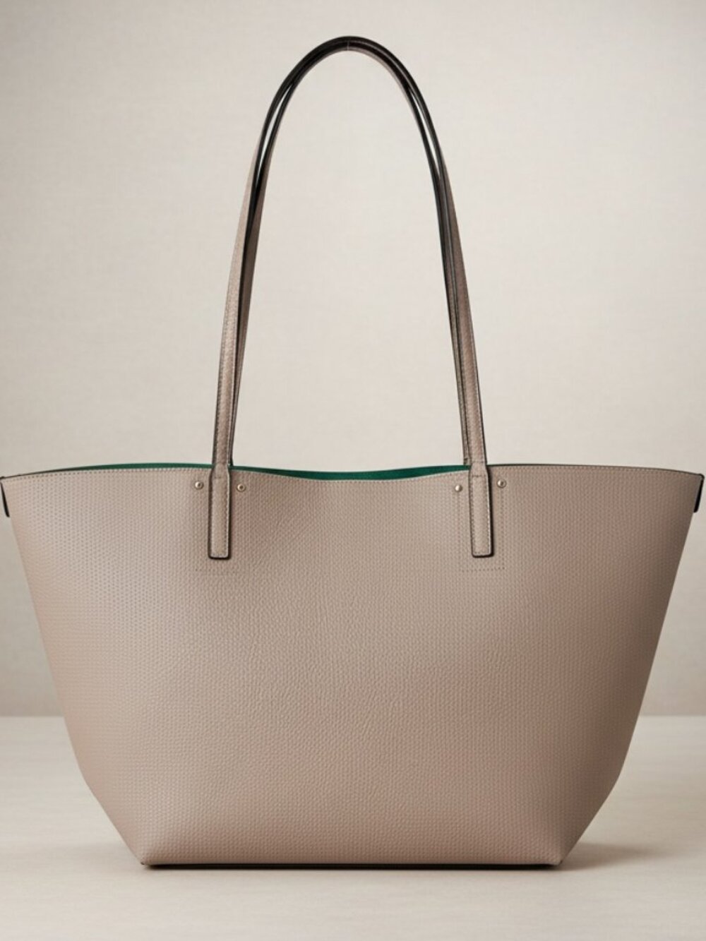 ALDO Beige Faux Leather Tote Bag
